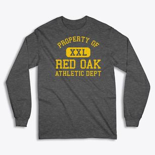 Red Oak North Carolina Athletic Dept Classic Long Sleeve T-Shirt