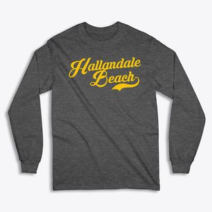 Hallandale Beach Florida Vintage Team Classic Long Sleeve T-Shirt