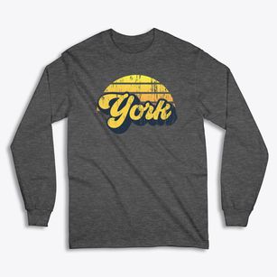 York North Dakota Sublime Sunset Classic Long Sleeve T-Shirt