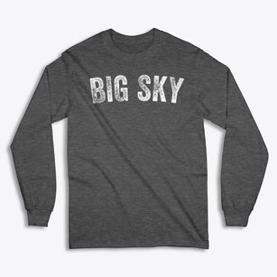 Big Sky Montana Timeless Retro Classic Long Sleeve T-Shirt