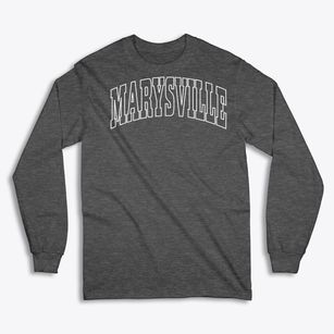 Marysville Washington Trendy Block Classic Long Sleeve T-Shirt