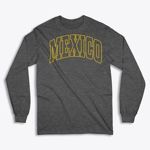 Mexico New York Trendy Block Classic Long Sleeve T-Shirt