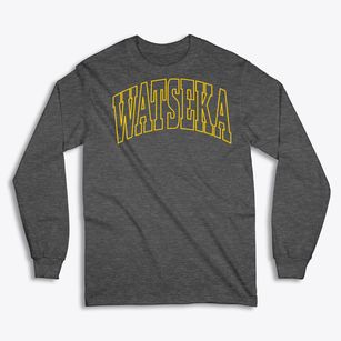 Watseka Illinois Trendy Block Classic Long Sleeve T-Shirt