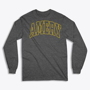 Amery Wisconsin Trendy Block Classic Long Sleeve T-Shirt