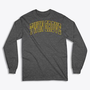 Twin Grove Illinois Trendy Block Classic Long Sleeve T-Shirt