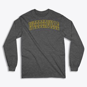 Webberville Michigan Trendy Block Classic Long Sleeve T-Shirt