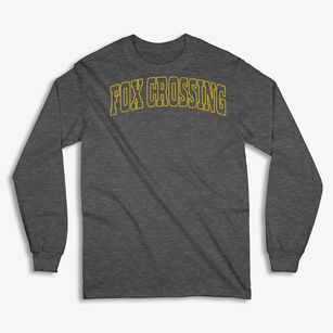 Fox Crossing Wisconsin Trendy Block Classic Long Sleeve T-Shirt