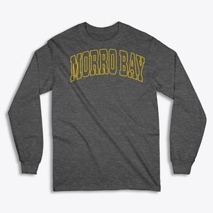 Morro Bay California Trendy Block Classic Long Sleeve T-Shirt