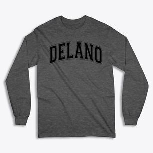 Delano California Varsity Classic Long Sleeve T-Shirt