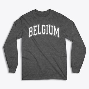 Belgium Wisconsin Varsity Classic Long Sleeve T-Shirt