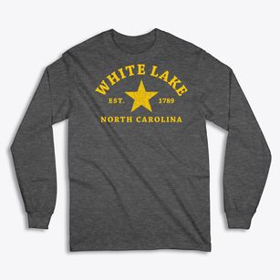 White Lake North Carolina Star Classic Long Sleeve T-Shirt