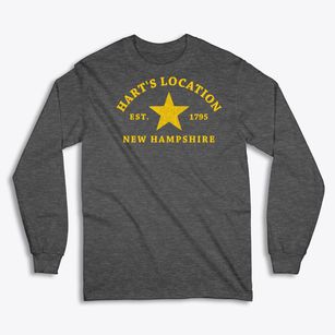 Hart's Location New Hampshire Star Classic Long Sleeve T-Shirt