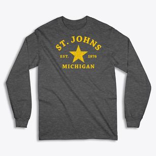 St. Johns Michigan Star Classic Long Sleeve T-Shirt