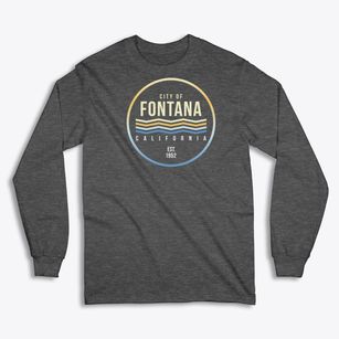 Fontana California Color Fade Classic Long Sleeve T-Shirt