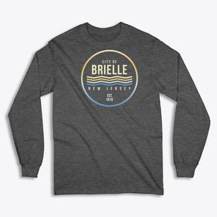 Brielle New Jersey Color Fade Classic Long Sleeve T-Shirt