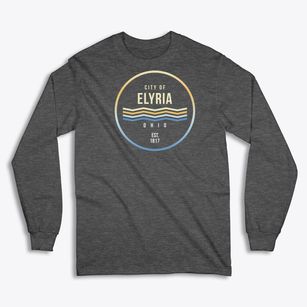 Elyria Ohio Color Fade Classic Long Sleeve T-Shirt