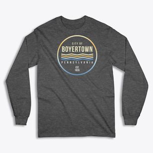 Boyertown Pennsylvania Color Fade Classic Long Sleeve T-Shirt