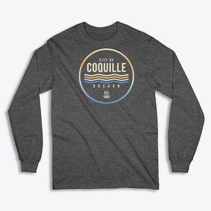 Coquille Oregon Color Fade Classic Long Sleeve T-Shirt