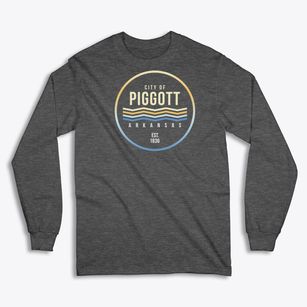 Piggott Arkansas Color Fade Classic Long Sleeve T-Shirt