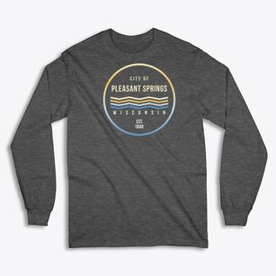 Pleasant Springs Wisconsin Color Fade Classic Long Sleeve T-Shirt