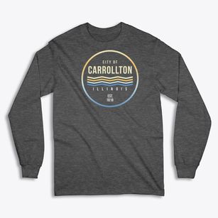 Carrollton Illinois Color Fade Classic Long Sleeve T-Shirt