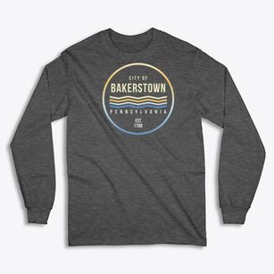 Bakerstown Pennsylvania Color Fade Classic Long Sleeve T-Shirt