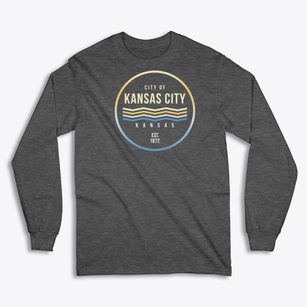 Kansas City Kansas Color Fade Classic Long Sleeve T-Shirt
