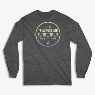 Trumansburg New York Color Fade Classic Long Sleeve T-Shirt