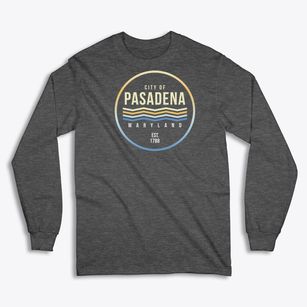 Pasadena Maryland Color Fade Classic Long Sleeve T-Shirt