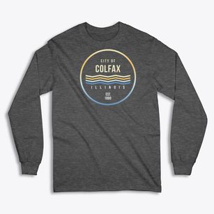 Colfax Illinois Color Fade Classic Long Sleeve T-Shirt