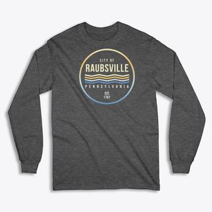 Raubsville Pennsylvania Color Fade Classic Long Sleeve T-Shirt