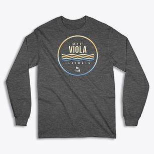 Viola Illinois Color Fade Classic Long Sleeve T-Shirt