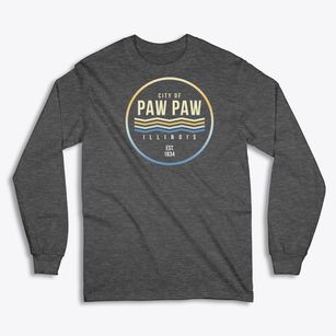 Paw Paw Illinois Color Fade Classic Long Sleeve T-Shirt