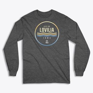 Lovilia Iowa Color Fade Classic Long Sleeve T-Shirt