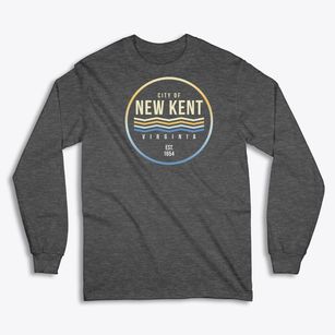 New Kent Virginia Color Fade Classic Long Sleeve T-Shirt