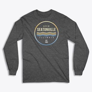 Seatonville Illinois Color Fade Classic Long Sleeve T-Shirt