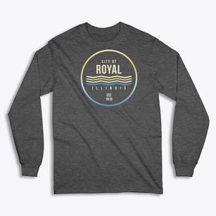 Royal Illinois Color Fade Classic Long Sleeve T-Shirt