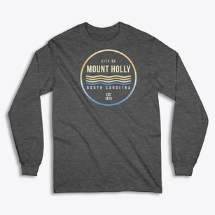 Mount Holly North Carolina Color Fade Classic Long Sleeve T-Shirt