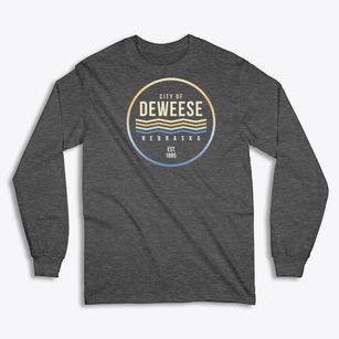 Deweese Nebraska Color Fade Classic Long Sleeve T-Shirt