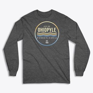 Ohiopyle Pennsylvania Color Fade Classic Long Sleeve T-Shirt