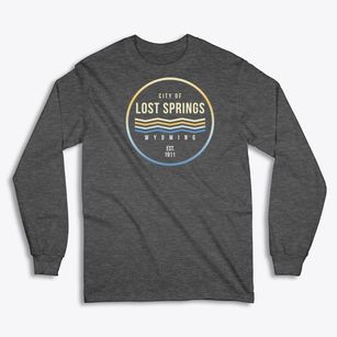 Lost Springs Wyoming Color Fade Classic Long Sleeve T-Shirt