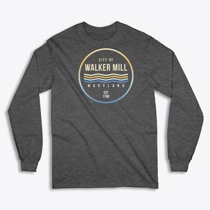 Walker Mill Maryland Color Fade Classic Long Sleeve T-Shirt