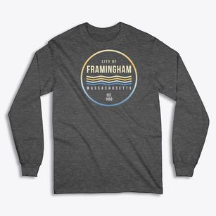 Framingham Massachusetts Color Fade Classic Long Sleeve T-Shirt