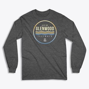 Glenwood Illinois Color Fade Classic Long Sleeve T-Shirt