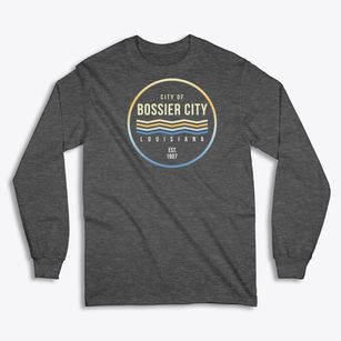Bossier City Louisiana Color Fade Classic Long Sleeve T-Shirt