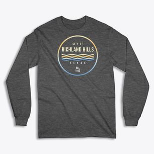 Richland Hills Texas Color Fade Classic Long Sleeve T-Shirt
