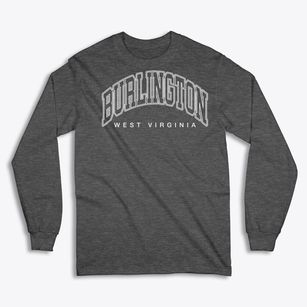 Burlington West Virginia Inline Classic Long Sleeve T-Shirt