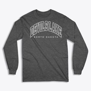 Devils Lake North Dakota Inline Classic Long Sleeve T-Shirt