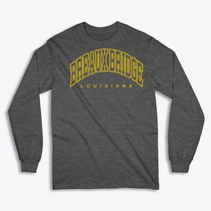 Breaux Bridge Louisiana Inline Classic Long Sleeve T-Shirt