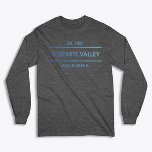 Yosemite Valley California Horizon Classic Long Sleeve T-Shirt